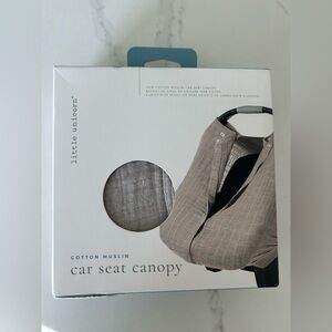 Little Unicorn Cotton Muslin Car Seat Canopy - Taupe